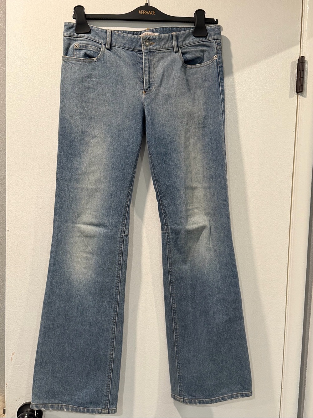 Alice + Olivia Light Blue Flare Jeans — Classic Women's Wide Leg